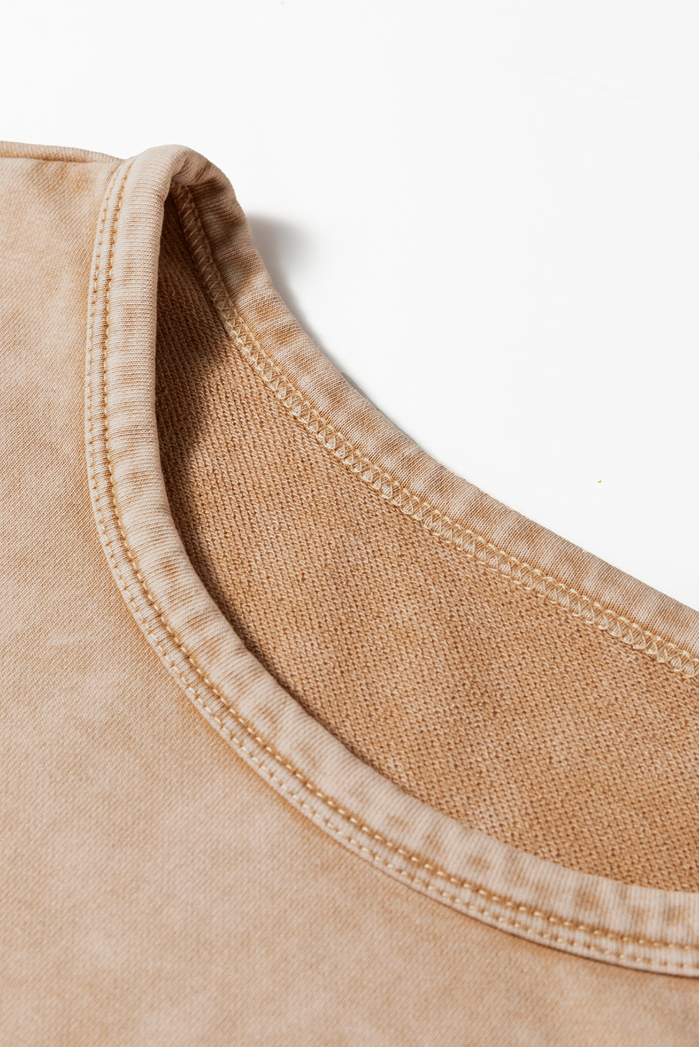Mineral Wash Big Bow Patchwork Pullover Sweatshirt