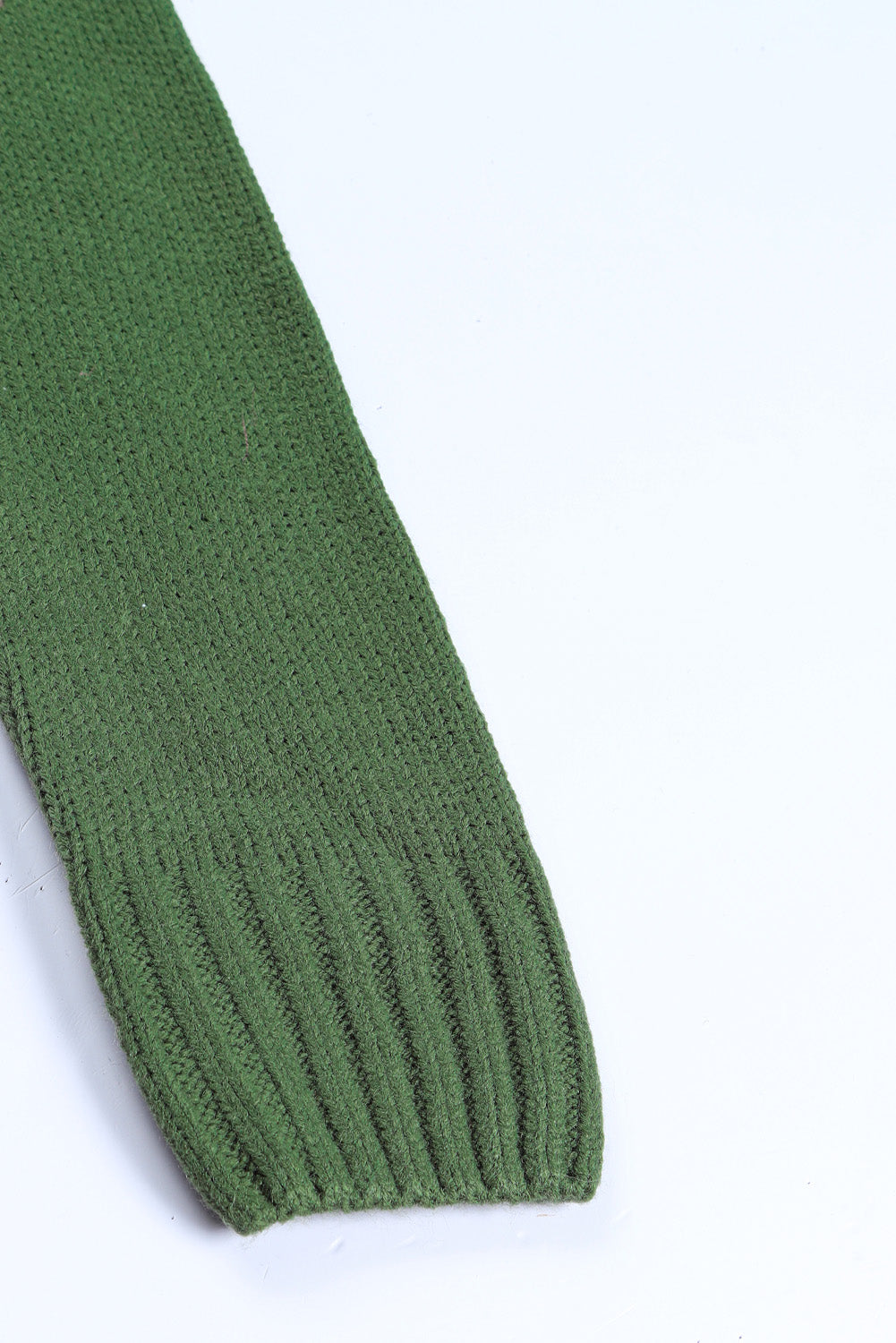 Green Textured Cardigan