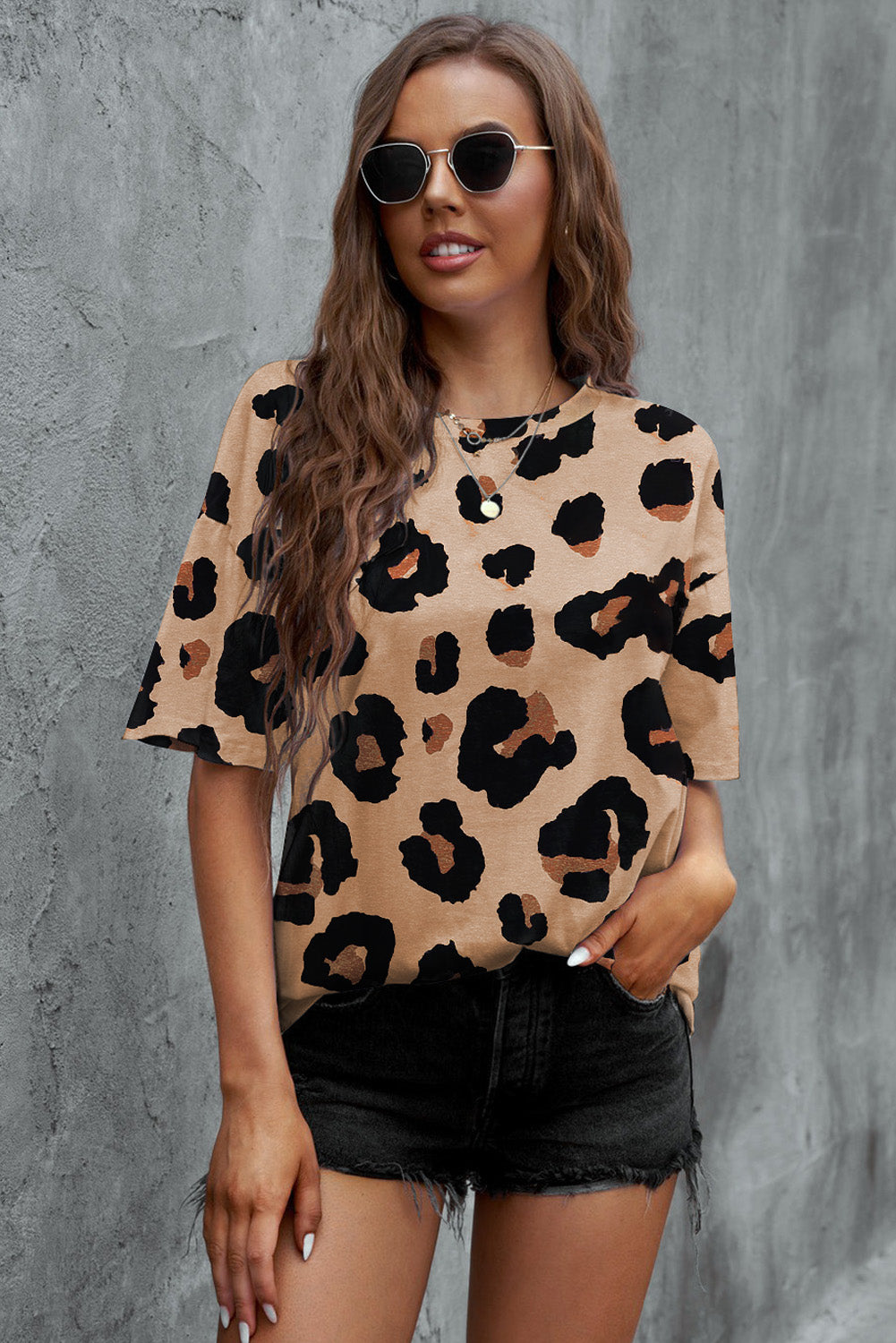 Leopard Loose T Shirt