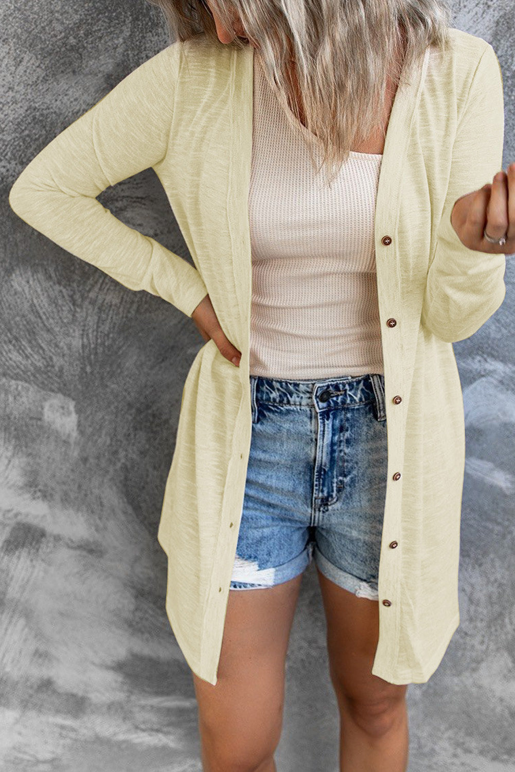 Beige Cardigan