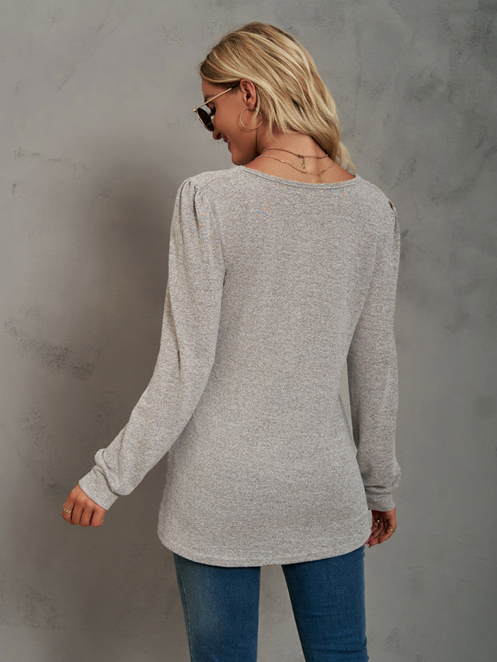 Heathered Long Sleeve T-Shirt