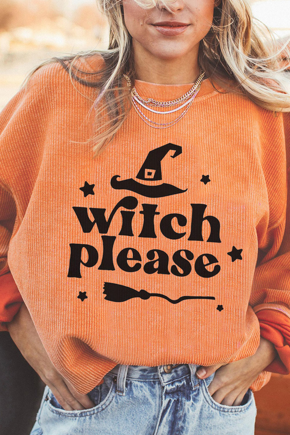 'WITCH PLEASE' Graphic Sweatshirt
