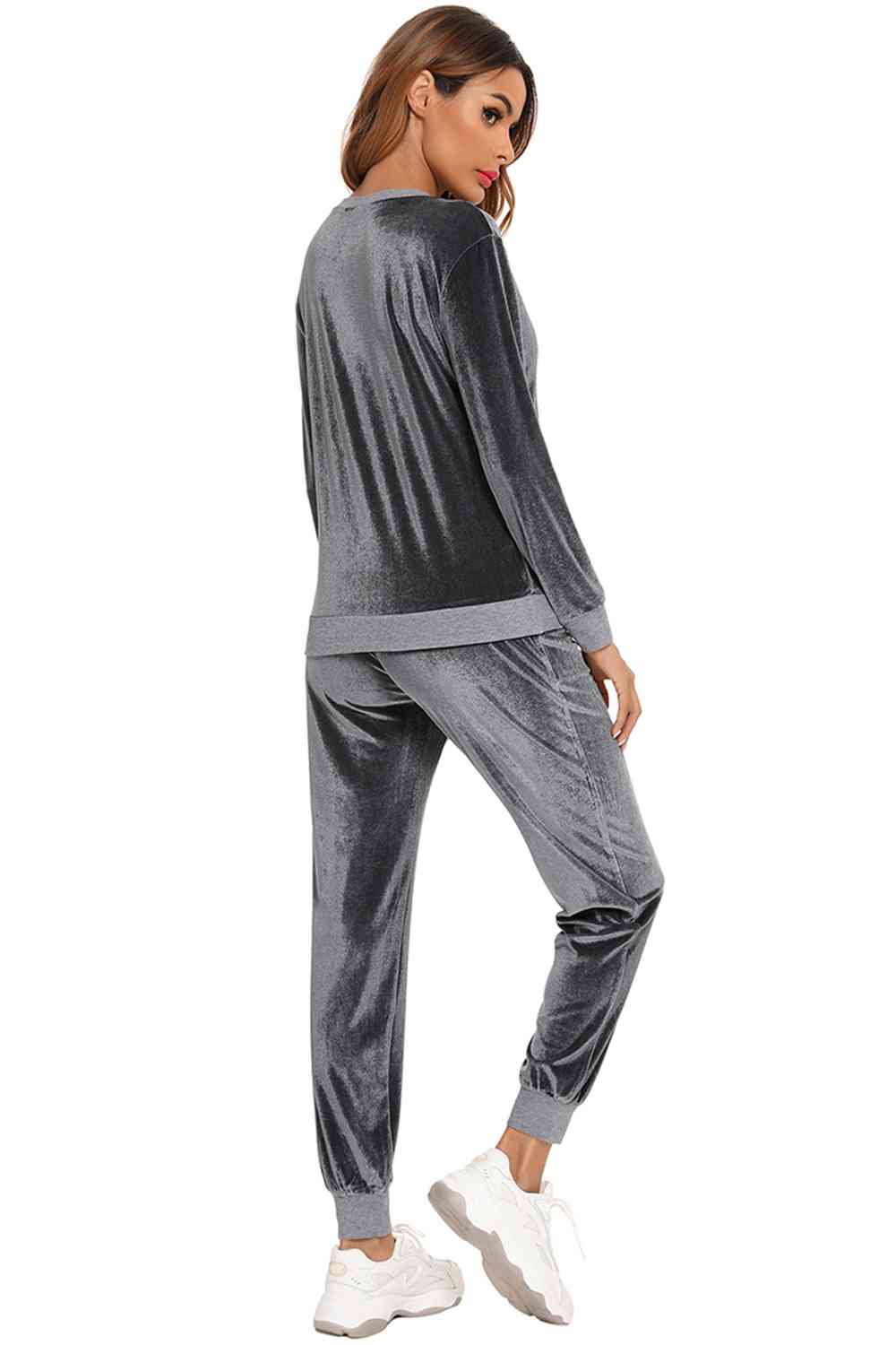 Long Sleeve Loungewear Set with Pockets