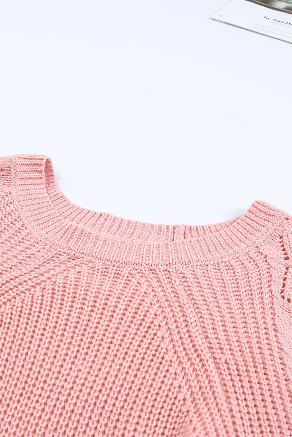 Puffy Sleeve Knit Sweater