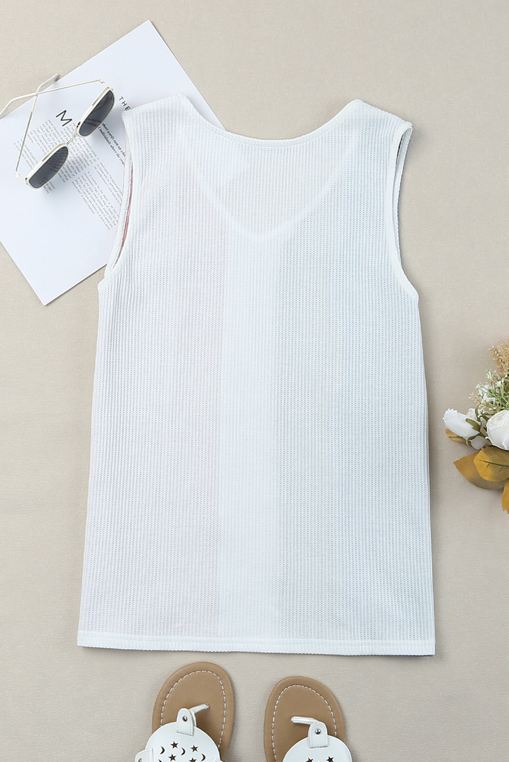 Multicolored Sleeveless Tank