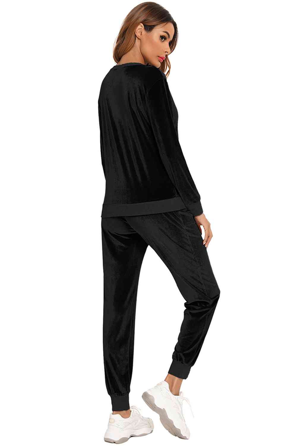 Long Sleeve Loungewear Set with Pockets