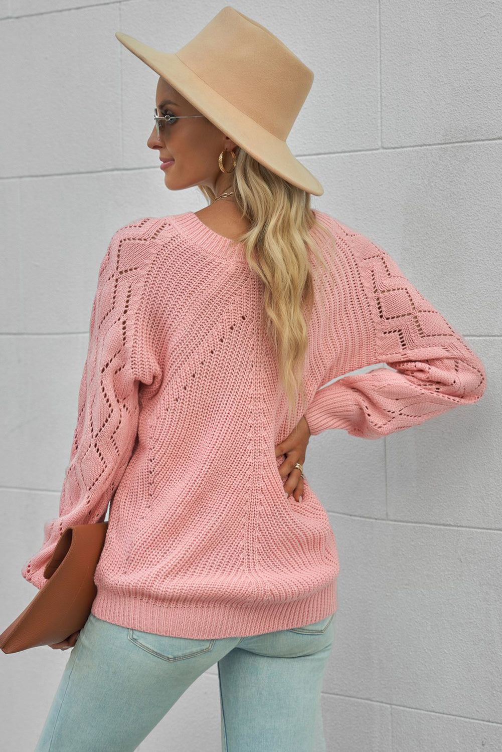 Puffy Sleeve Knit Sweater