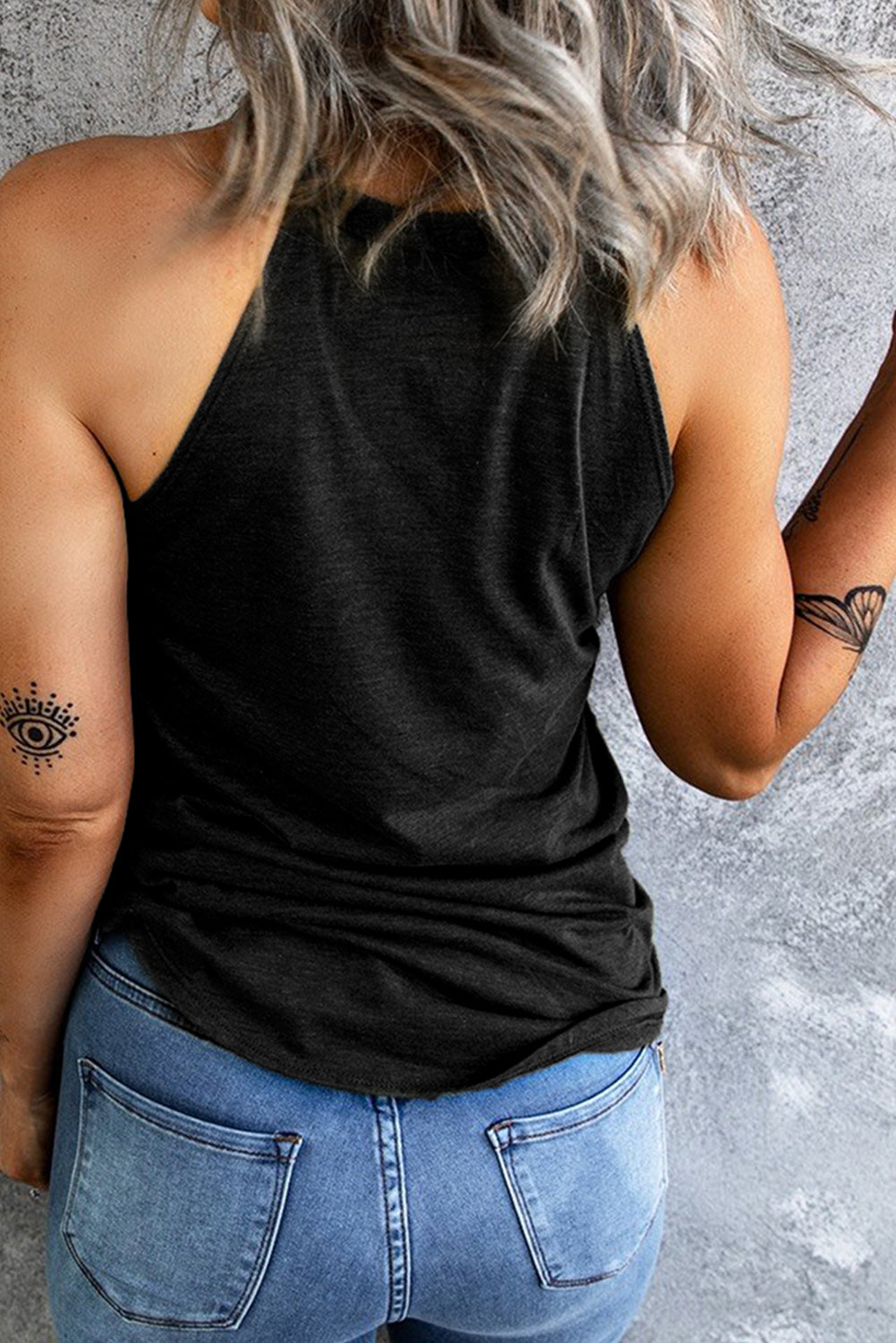 Jack-O'-Lantern Graphic Tank Top