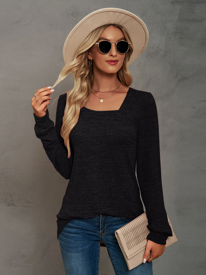 Heathered Long Sleeve T-Shirt