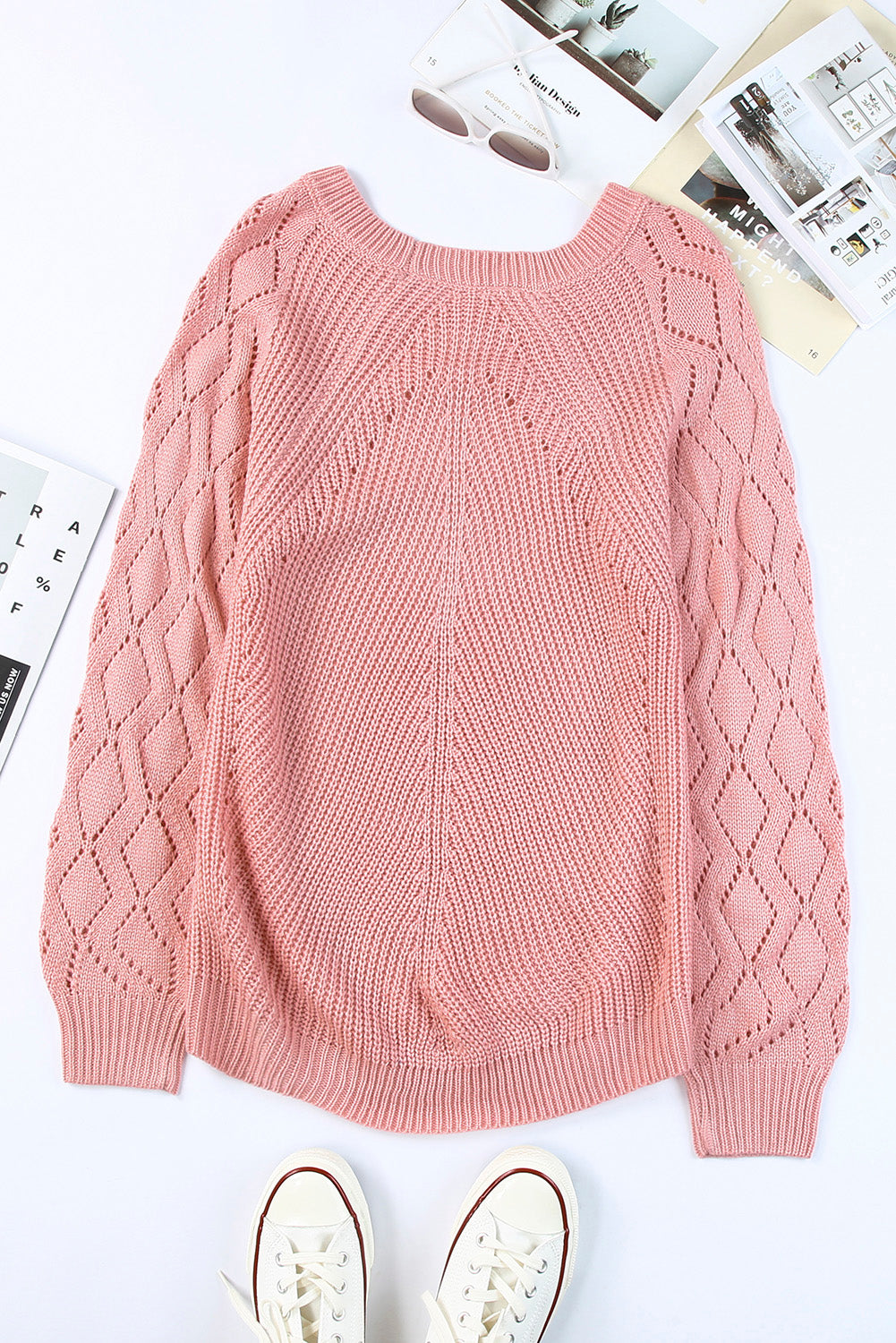 Puffy Sleeve Knit Sweater