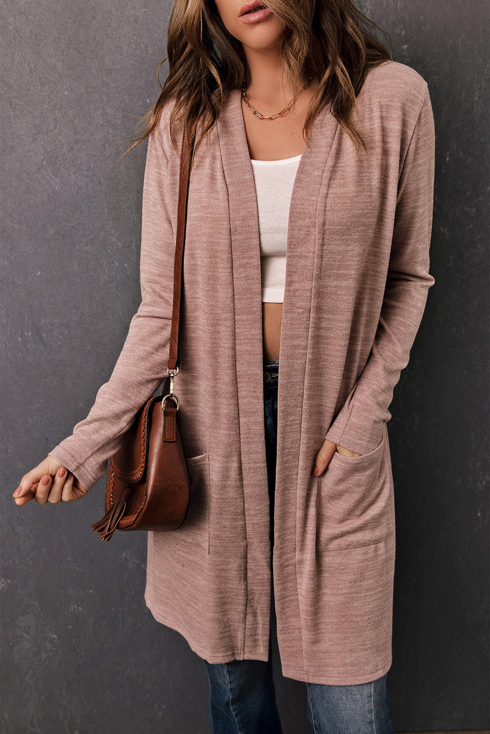 Tunic Cardigan with Pockets