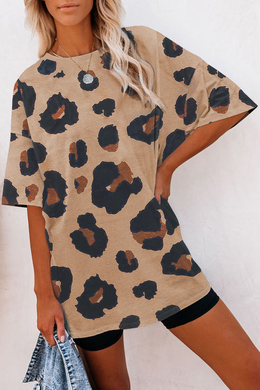 Leopard Loose T Shirt