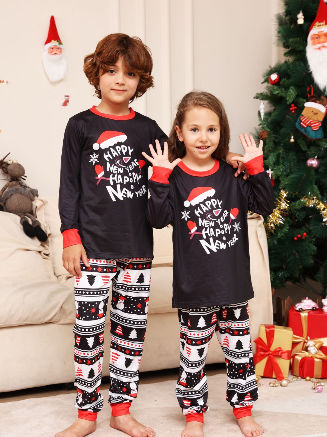 Kid's Graphic Top and Pants Set