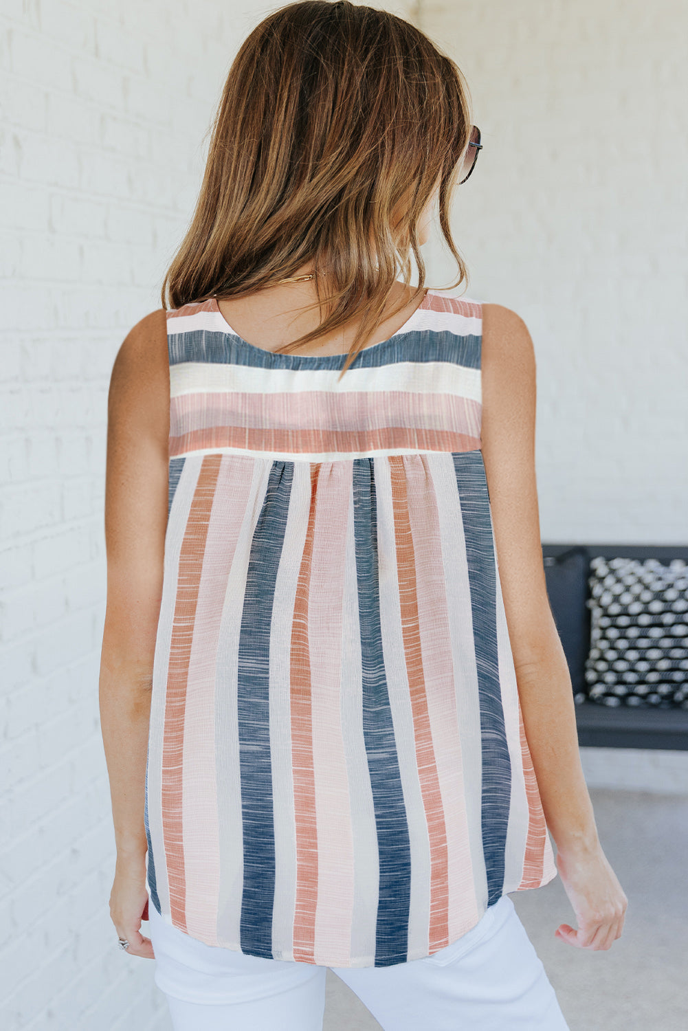 Multicolor Striped Tank Top