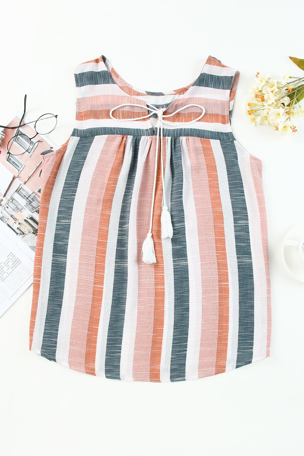 Multicolor Striped Tank Top